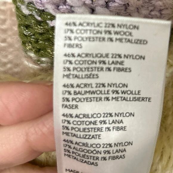 Pilcro Multicolor Fuzzy Sweater - Picture 12 of 13